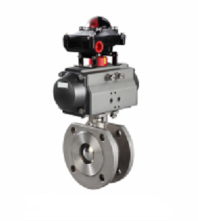 氣動(dòng)對夾球閥